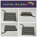 Zip Clutch / Purse / Bag / Pouch - Black Cats on White Zip Clutch / Purse / Bag / Pouch - Black Cats on White